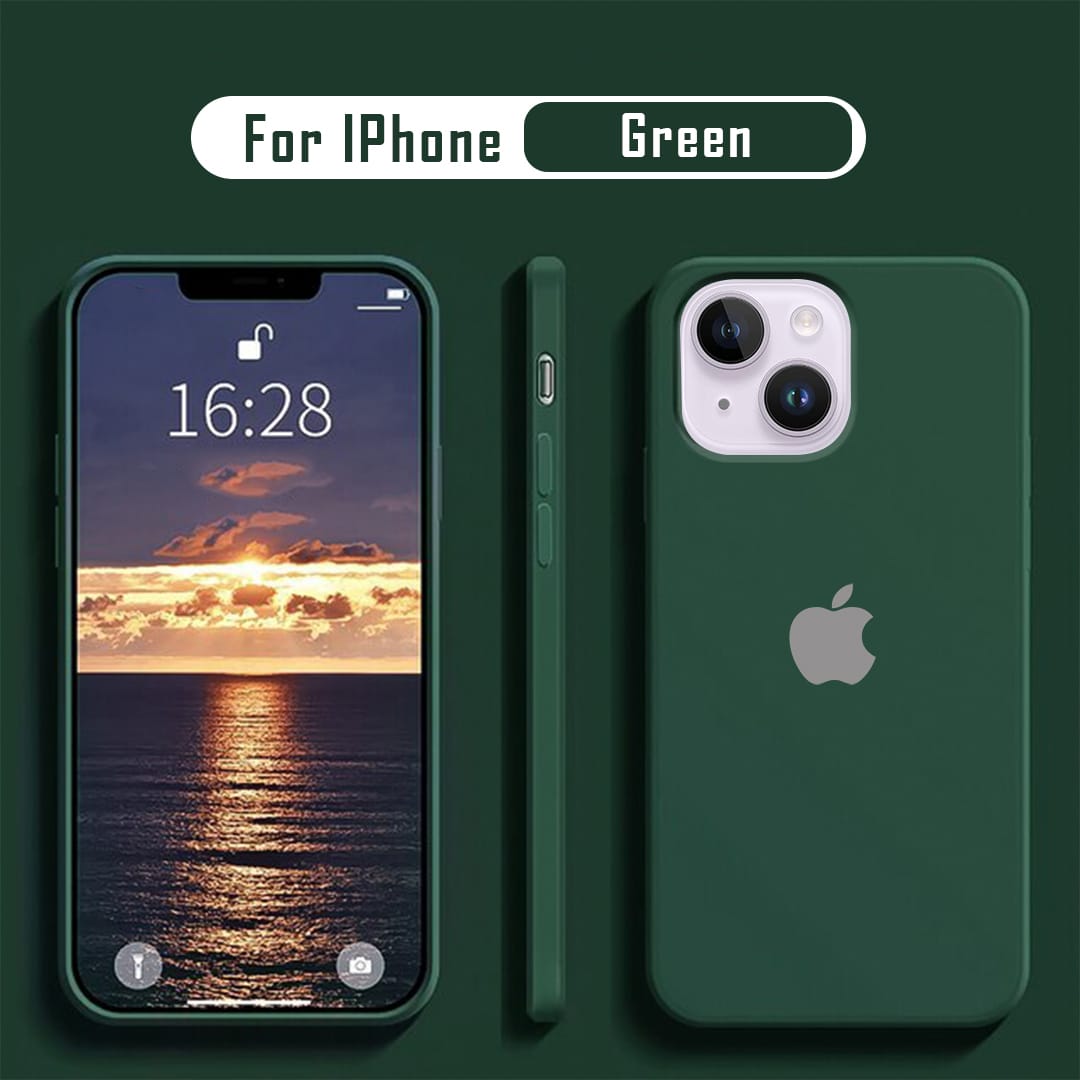 iPhone Series Liquid Silicone Velvet-Touch Silk Finish Protective Back Case