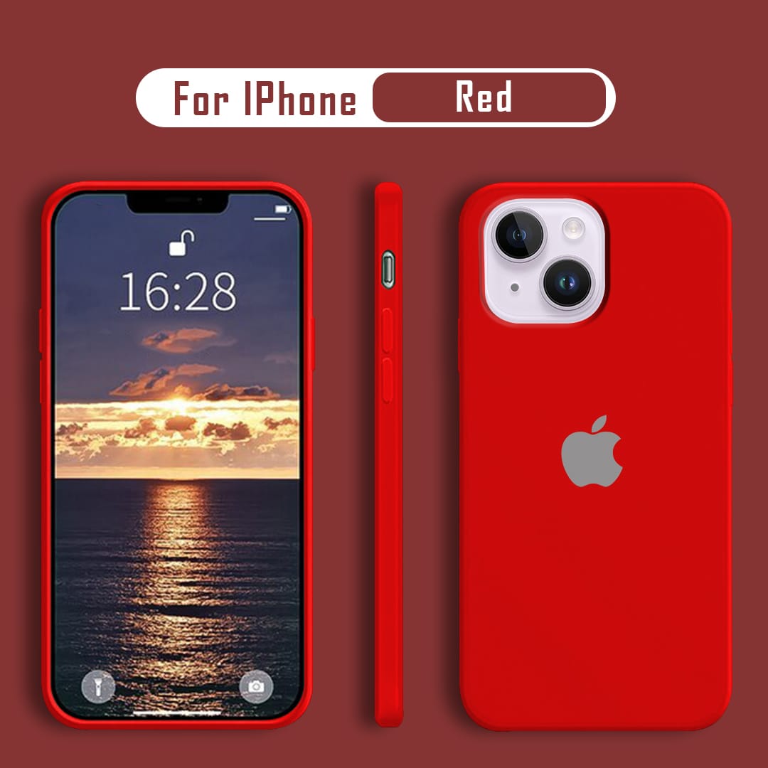 iPhone Series Liquid Silicone Velvet-Touch Silk Finish Protective Back Case