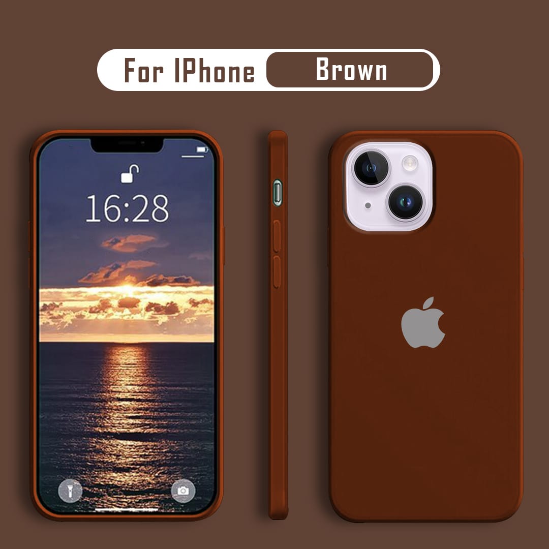 iPhone Series Liquid Silicone Velvet-Touch Silk Finish Protective Back Case