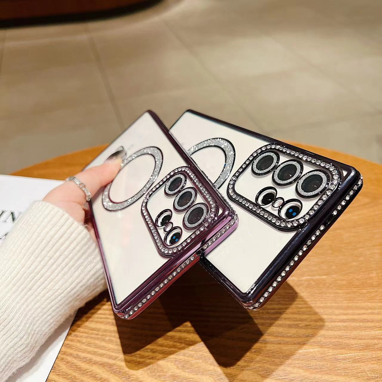 Samsung Galaxy S23 5G Diamond Gradient Plated MagSafe TPU With Camera Lens Protection Phone Case