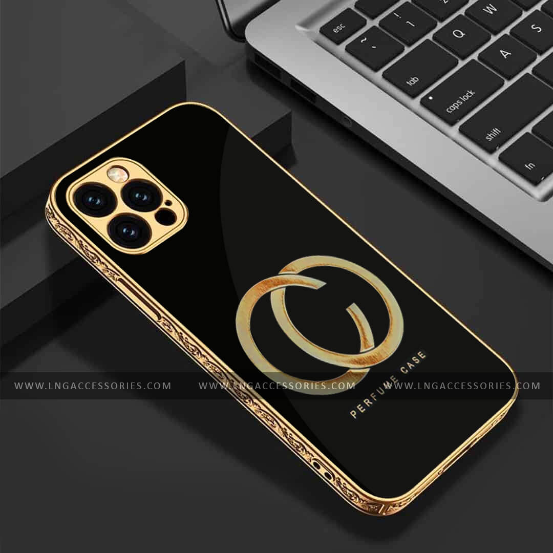 Tempered Shop IPHONE 13/13Pro/13 Pro Max Gucci Style Glass Protective Back Case
