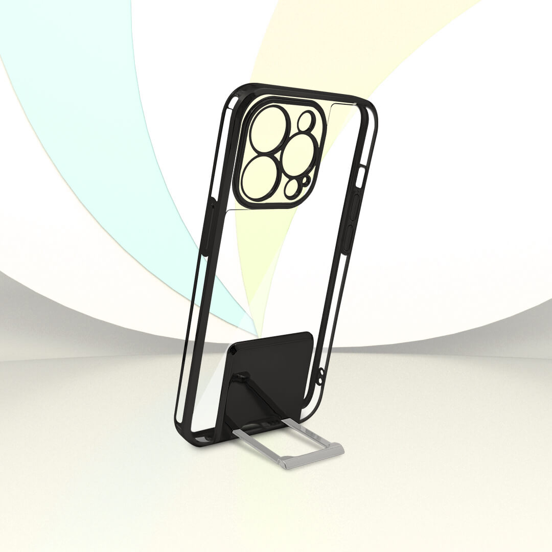 Tempered Shop-iPhone13/13 pro/13 pro max-Lucent Back Stand Color Plated Protective back Case/Cover