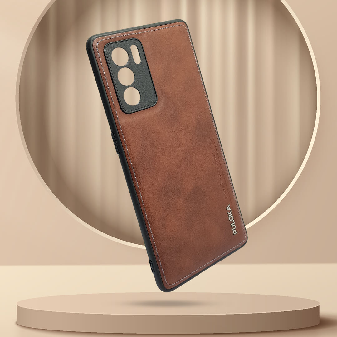PULOKA GENUINE LEATHER CRAFTED LIMITED EDITION CASE For Oppo Reno 6 5G