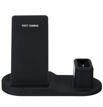 3 in 1 Wireless Charger station Compatible With Samsung Galaxy and iPhone Devices