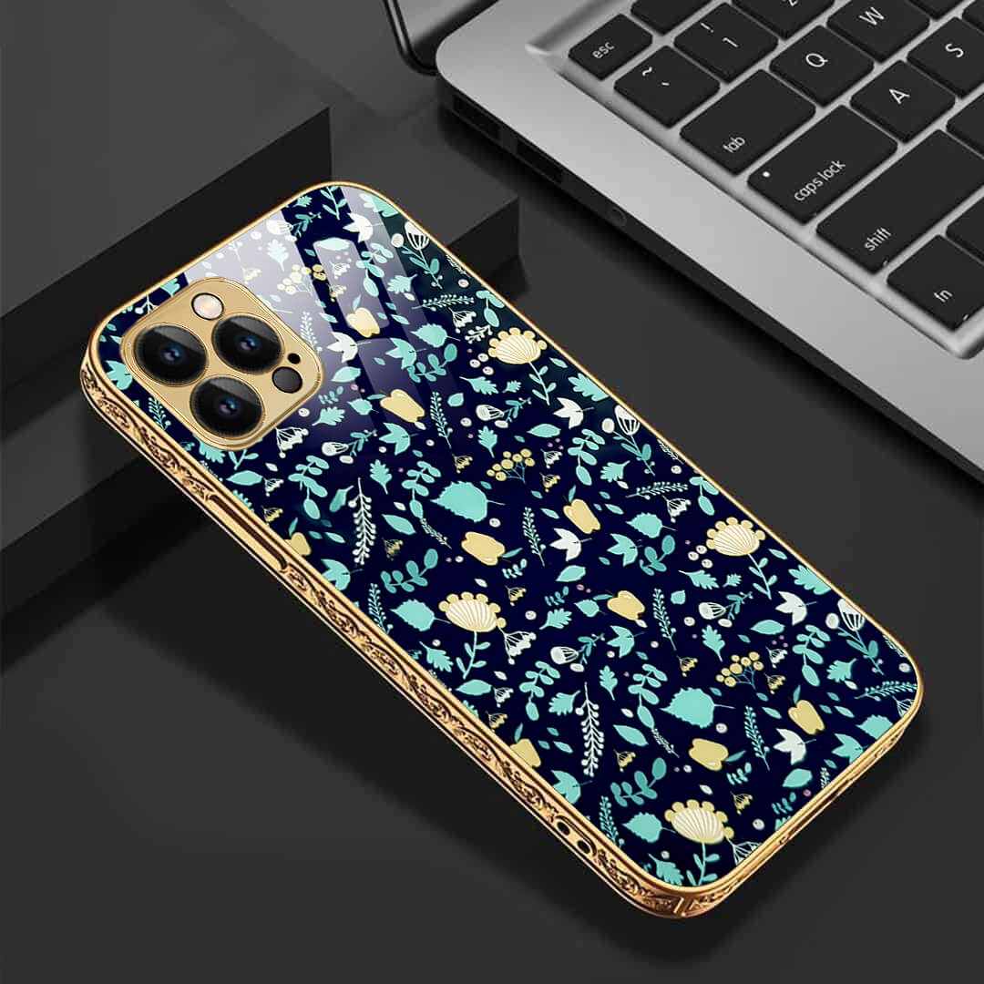 Tempered Shop iPhone-12 pro max Premium autumn leaves Shielding back case/cover