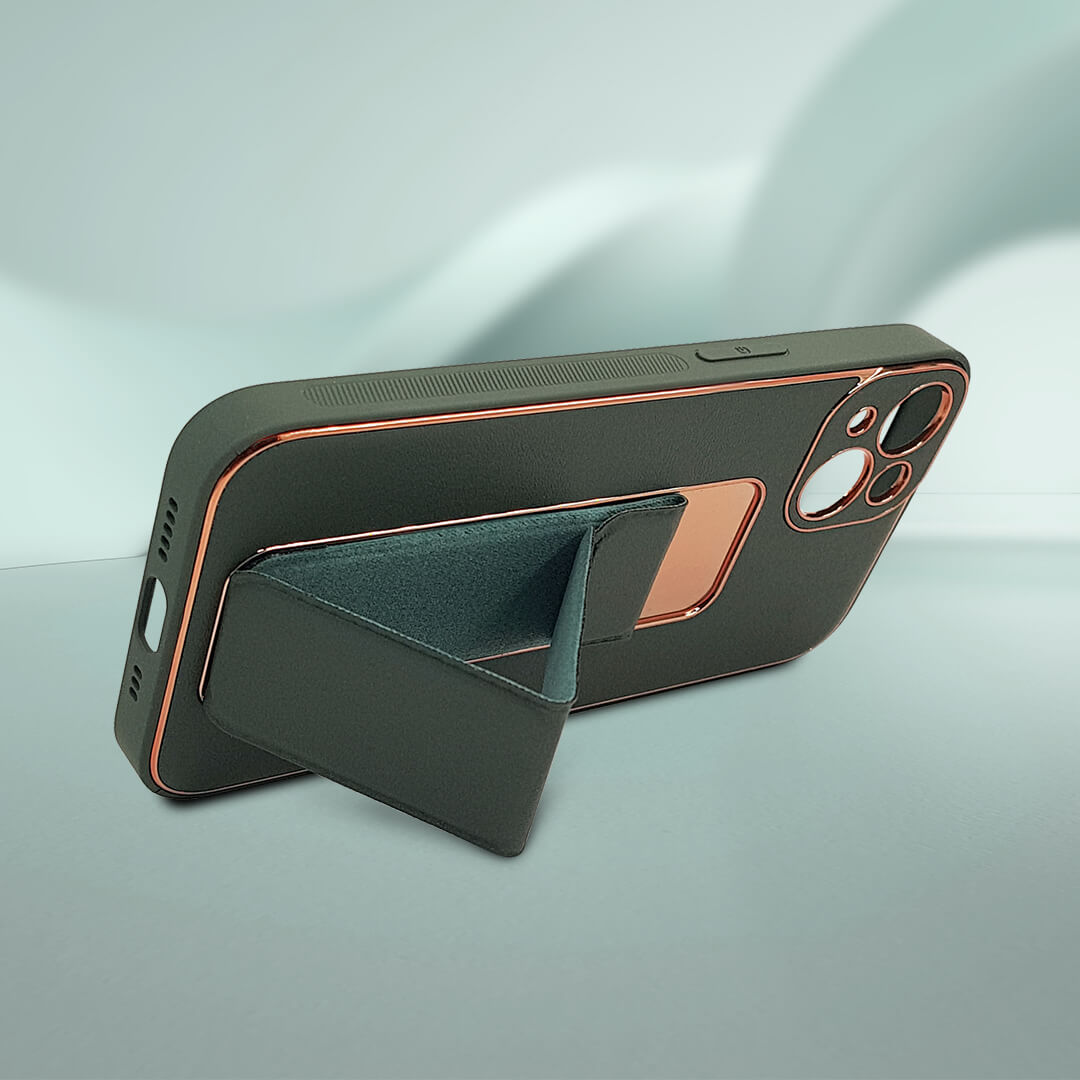 Tempered Shop-iPhone 13/13 pro/13 pro max Luxe Design PU Leather Back Strap Protective Case/Cover