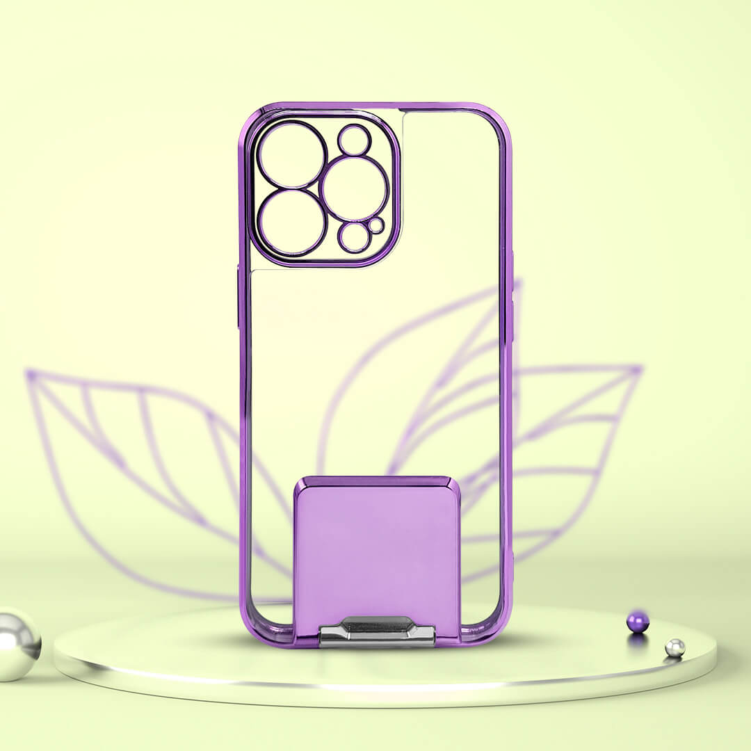 Tempered Shop-iPhone13/13 pro/13 pro max-Lucent Back Stand Color Plated Protective back Case/Cover