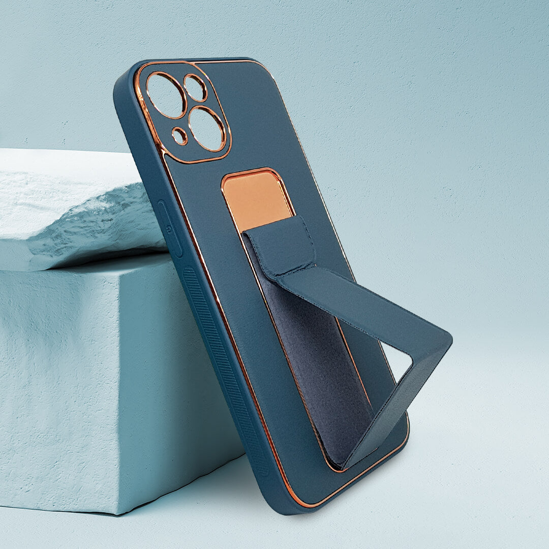 Tempered Shop-iPhone 13/13 pro/13 pro max Luxe Design PU Leather Back Strap Protective Case/Cover