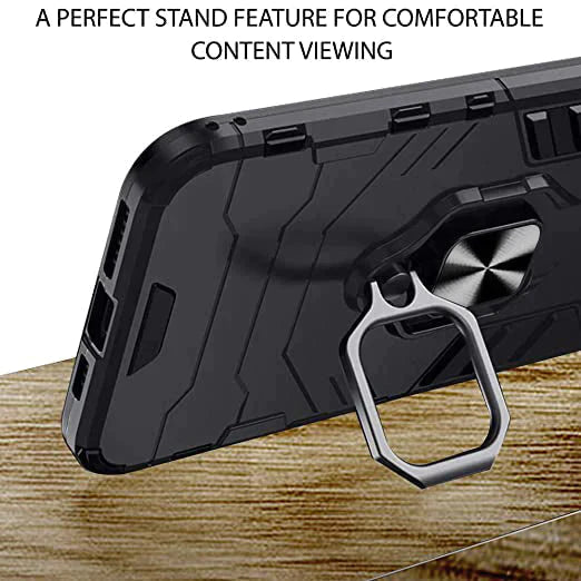 Armour Iron Man Case With Ring Holder For OnePlus 8T & OnePlus 9R