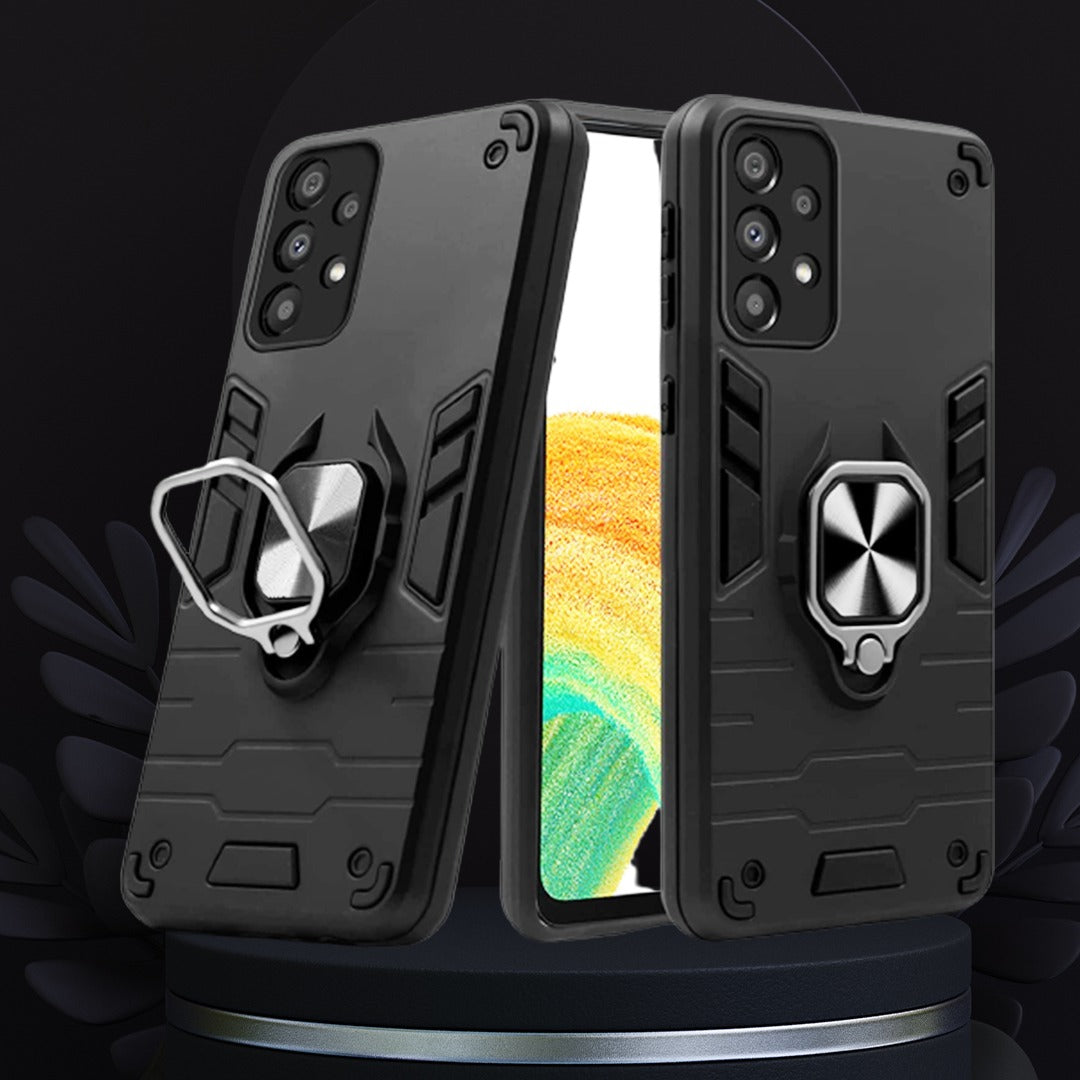 Galaxy A32 Armour Iron Man Case With Kickstand