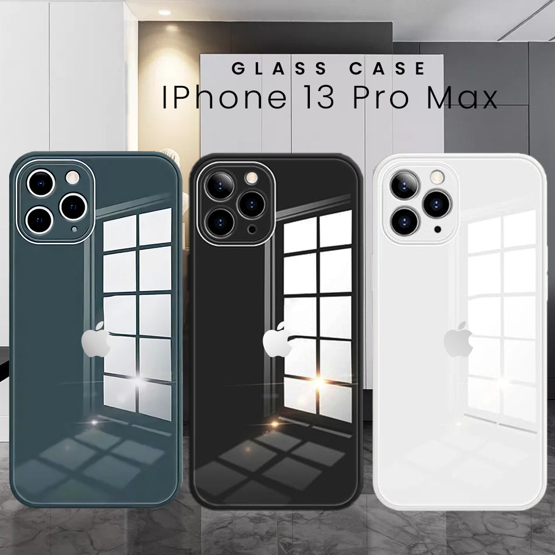 iPhone 13 Series  Ultra-Shine Luxurious Glass Case With Camera Protection