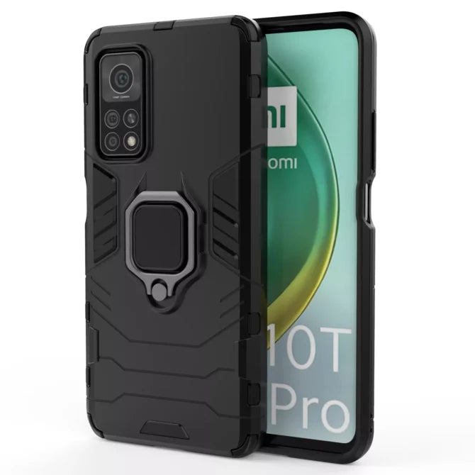 Xiaomi Mi 10T Armour Iron Man Case With Kickstand