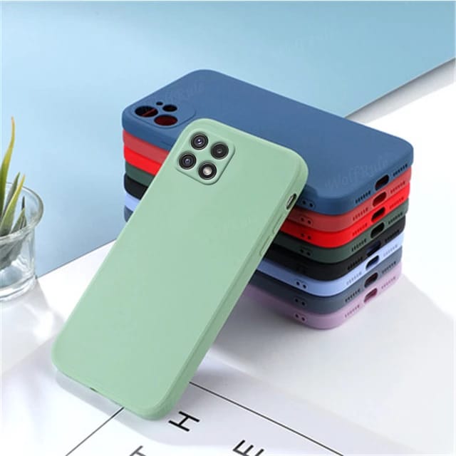 Samsung Galaxy A22 5G Silicone Protective Case Back Cover