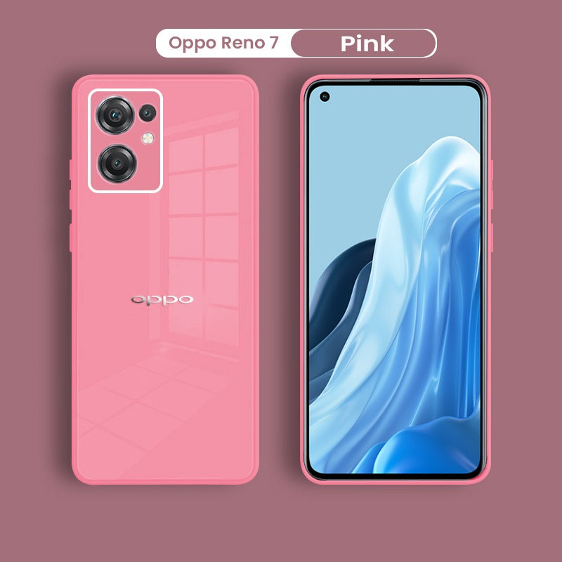 Oppo Reno 7 5G Ultra-Shine Luxurious Glass Case With Camera Protection