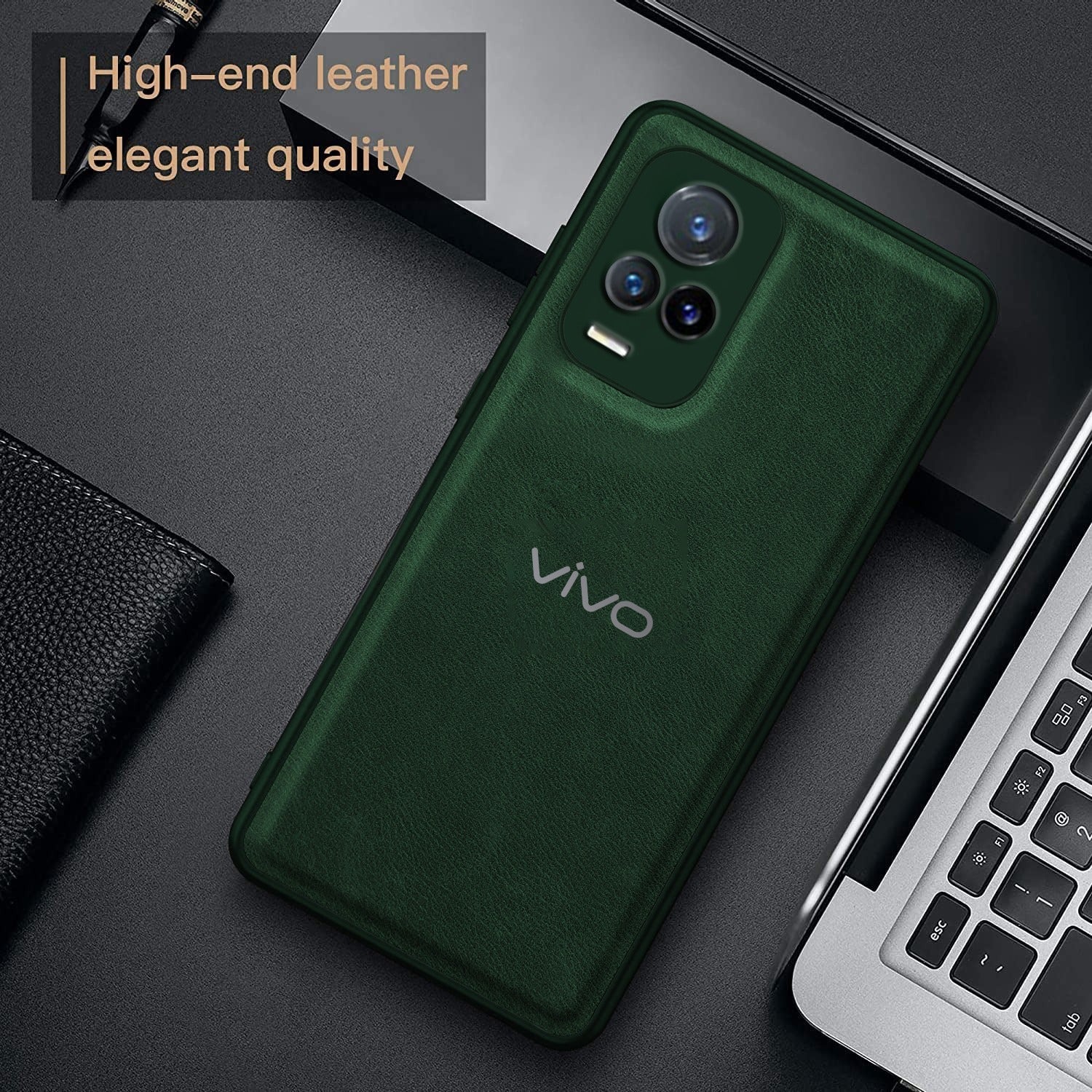 Vivo V21E 5G VINTAGE PU LEATHER PROTECTIVE BACK CASE