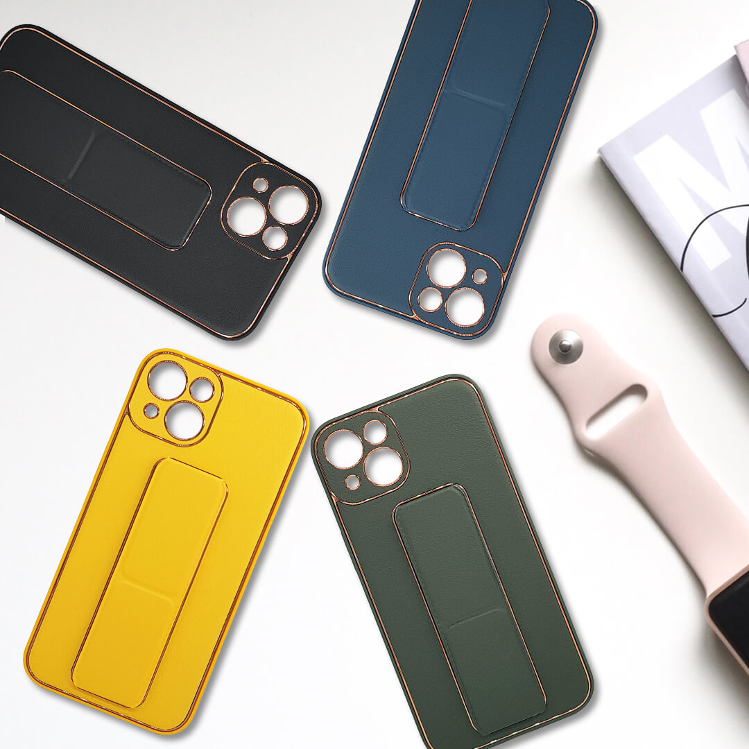 Tempered Shop-iPhone 13/13 pro/13 pro max Luxe Design PU Leather Back Strap Protective Case/Cover