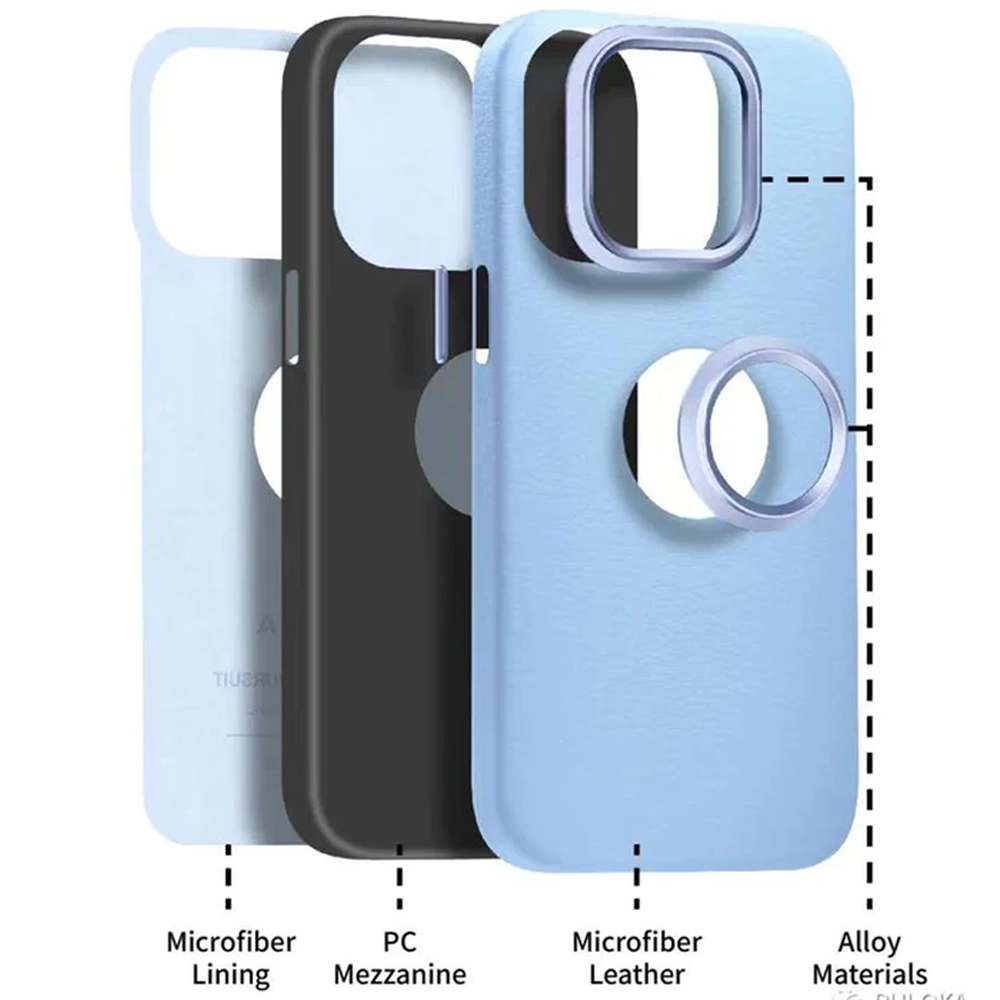 Puloka Classic Series Genuine Leather Crafted Limited Edition Logo Cut Case Cover For iPhone 13/13 pro/13 Pro Max