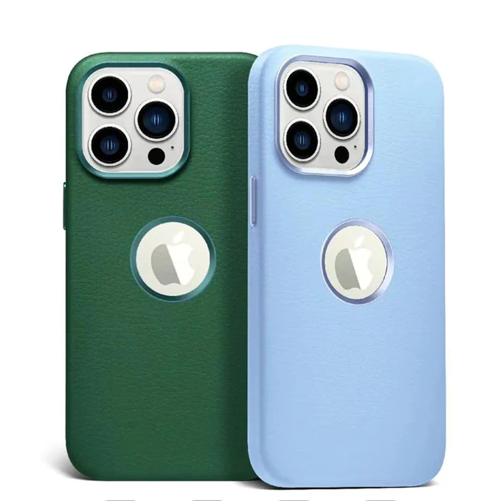 Puloka Classic Series Genuine Leather Crafted Limited Edition Logo Cut Case Cover For iPhone 13/13 pro/13 Pro Max