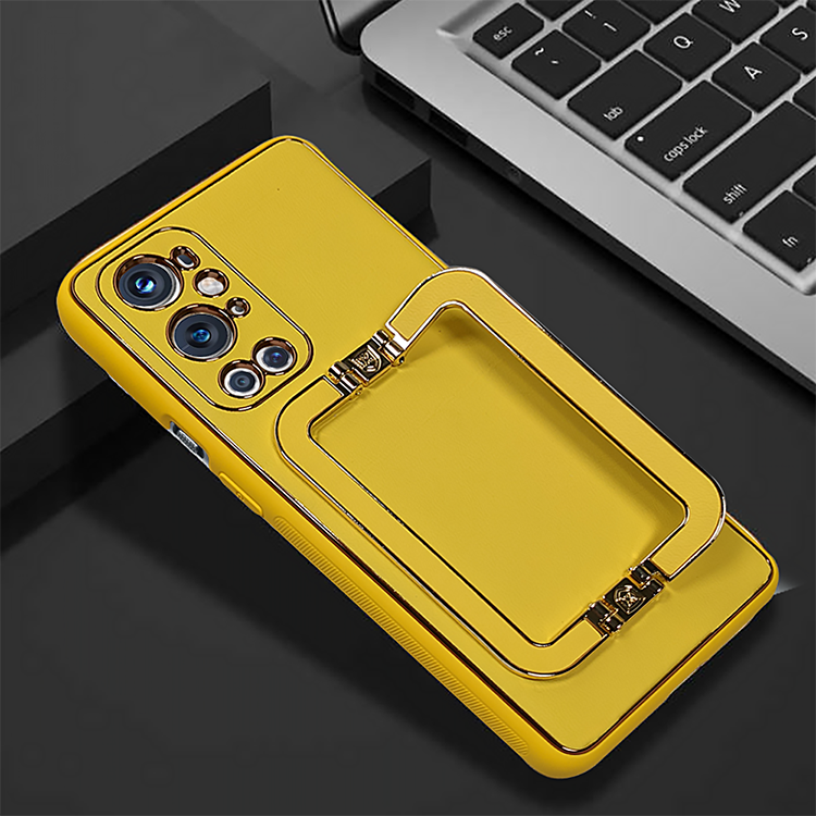 Swag-ONEPLUS 9 Pro LUXE DESIGN PU LEATHER BACK CASE WITH BACK STAND