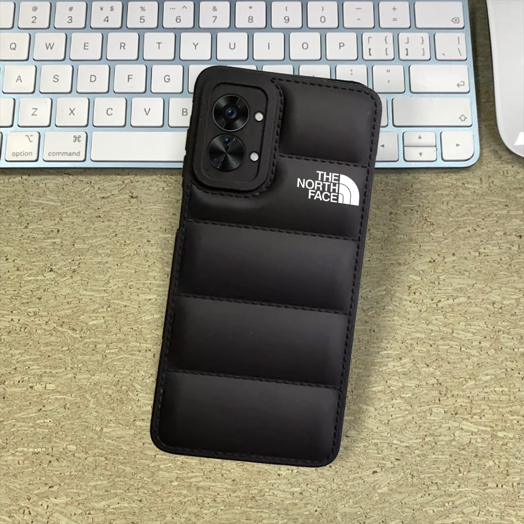 The North Face Puffer Edition Black Bumper Back Case For Nord 2T 5g