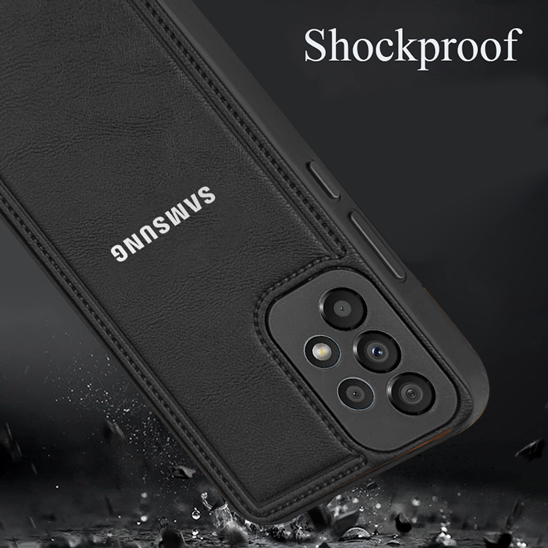 Samsung Galaxy A53 5G Vintage Leather Stitched Protective Back Case