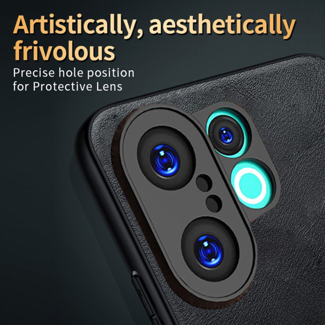 VIVO X200 FE 5G Business Style PU LEATHER PROTECTIVE BACK CASE WITH CAMERA PROTECTION