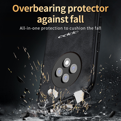 OPPO F27 PRO PLUS 5G Business Style PU LEATHER PROTECTIVE BACK CASE WITH CAMERA PROTECTION