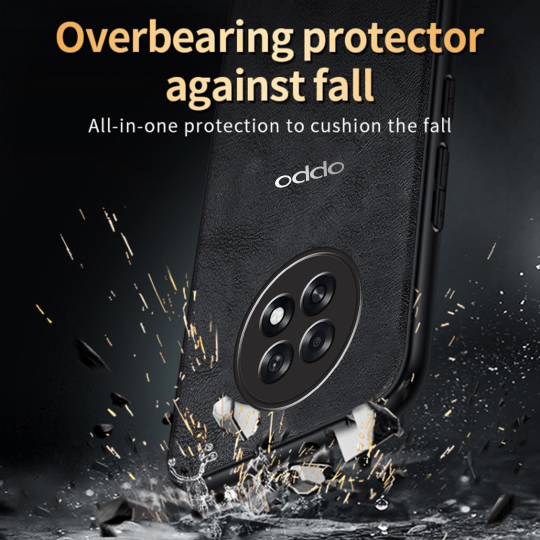 OPPO F31 PRO PLUS 5G  Business Style PU LEATHER PROTECTIVE BACK CASE WITH CAMERA PROTECTION