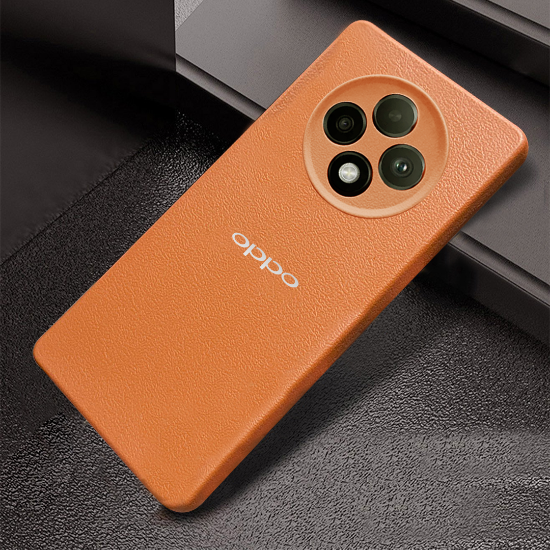 Oppo F27 5G Solid Color Leather Texture Matte Phone Back Case