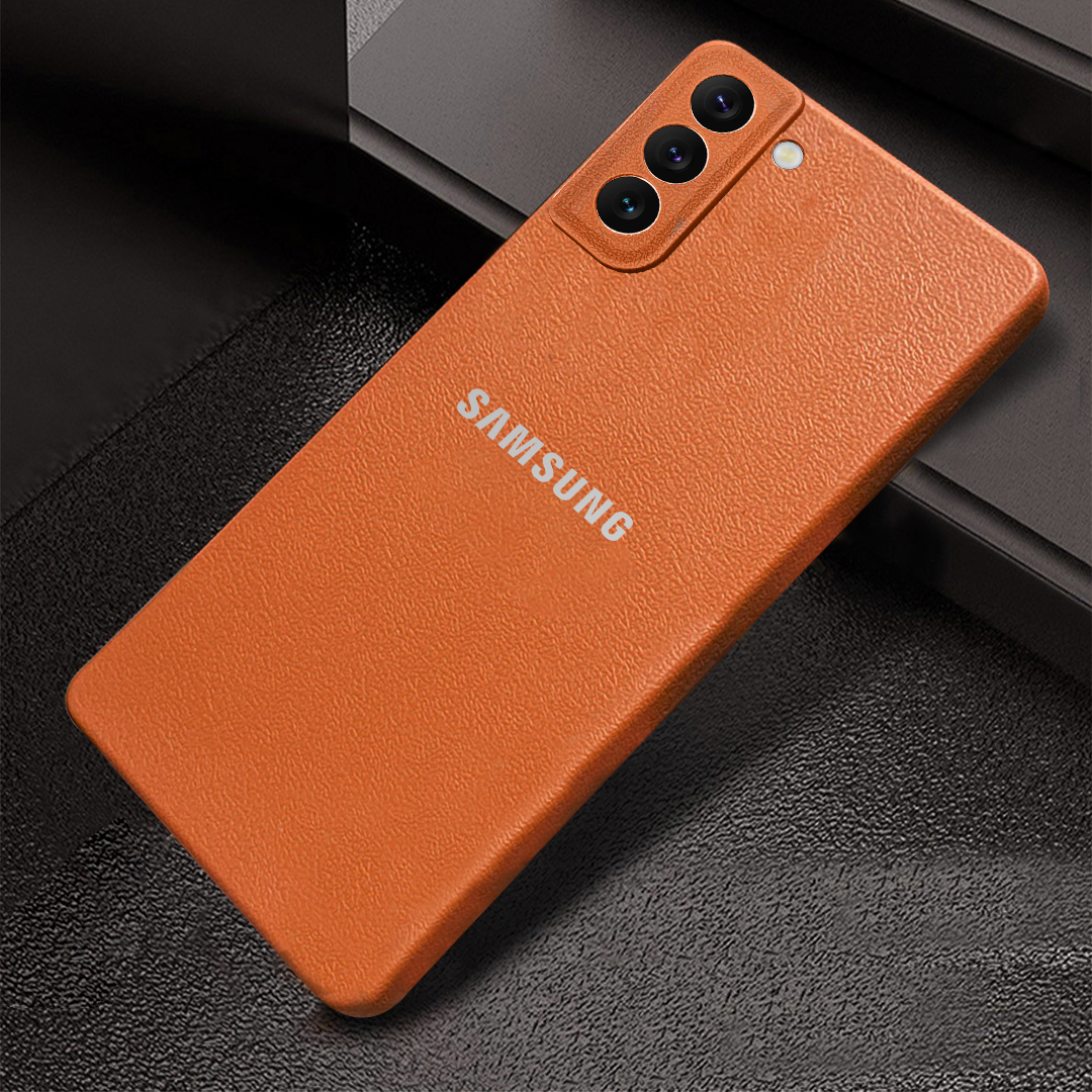 Samsung Galaxy S22 5G Solid Color Leather Texture Matte Phone Back Case