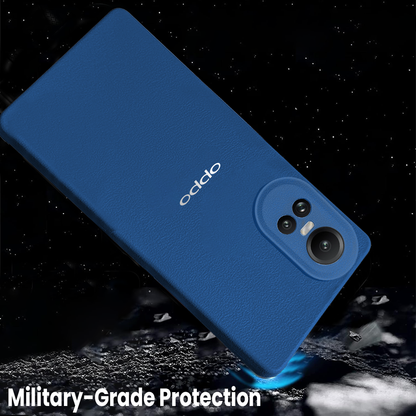 Oppo Reno 10 PRO 5G Solid Color Leather Texture Matte Phone Back Case