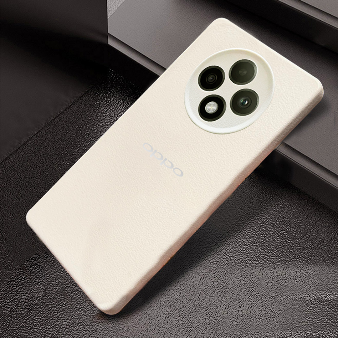 Oppo F27 5G Solid Color Leather Texture Matte Phone Back Case