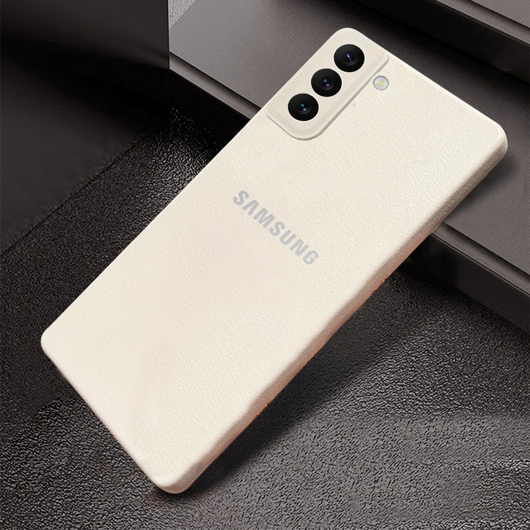 Samsung Galaxy S22 5G Solid Color Leather Texture Matte Phone Back Case