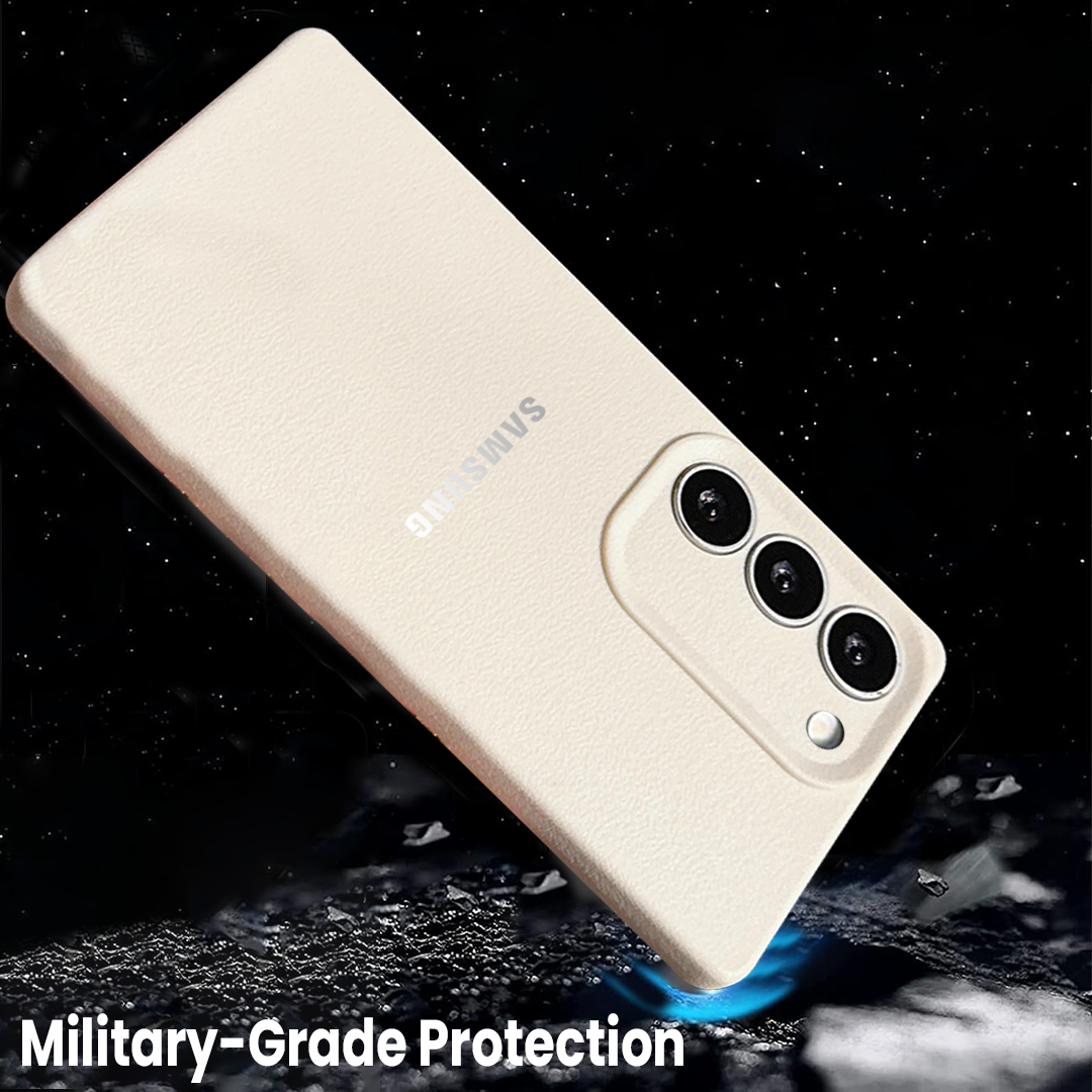 Samsung Galaxy S23 5G Solid Color Leather Texture Matte Phone Back Case