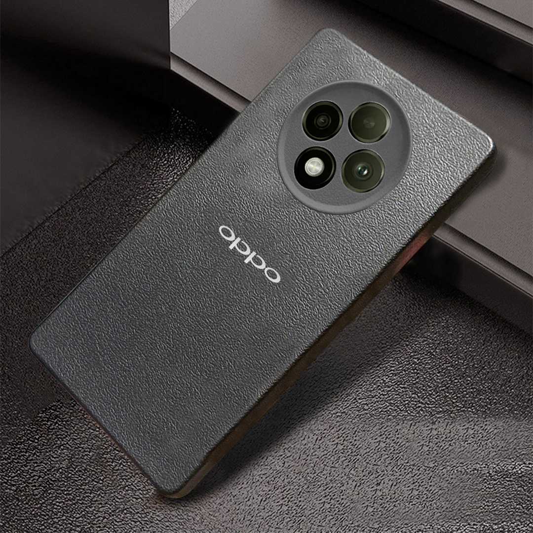 Oppo F27 5G Solid Color Leather Texture Matte Phone Back Case