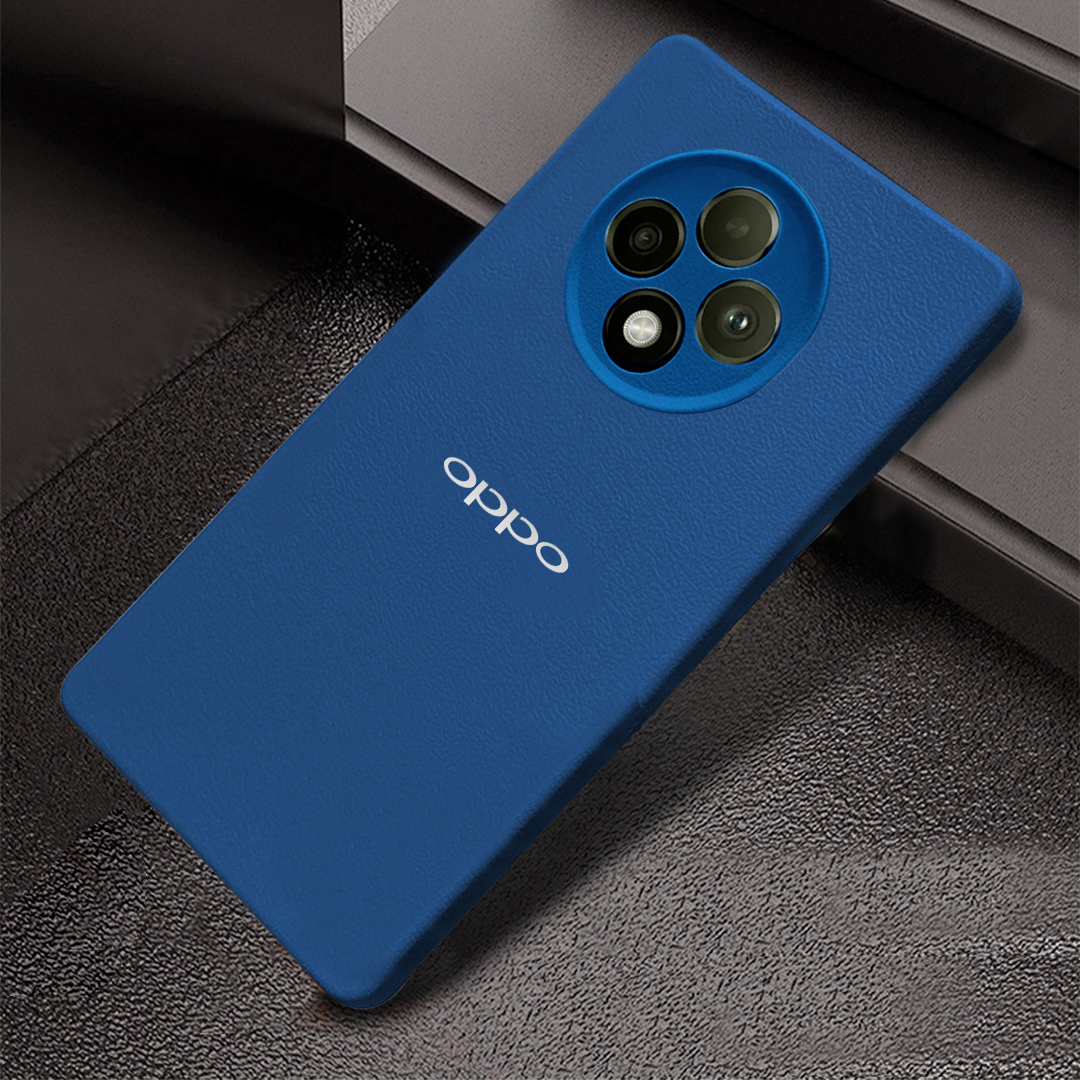 Oppo F27 5G Solid Color Leather Texture Matte Phone Back Case