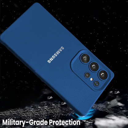 Samsung Galaxy S22 Ultra 5G Solid Color Leather Texture Matte Phone Back Case