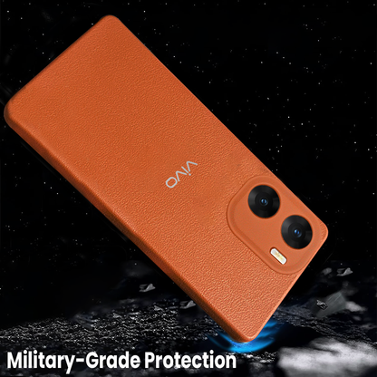 Vivo V29e 5G Solid Color Leather Texture Matte Phone Back Case