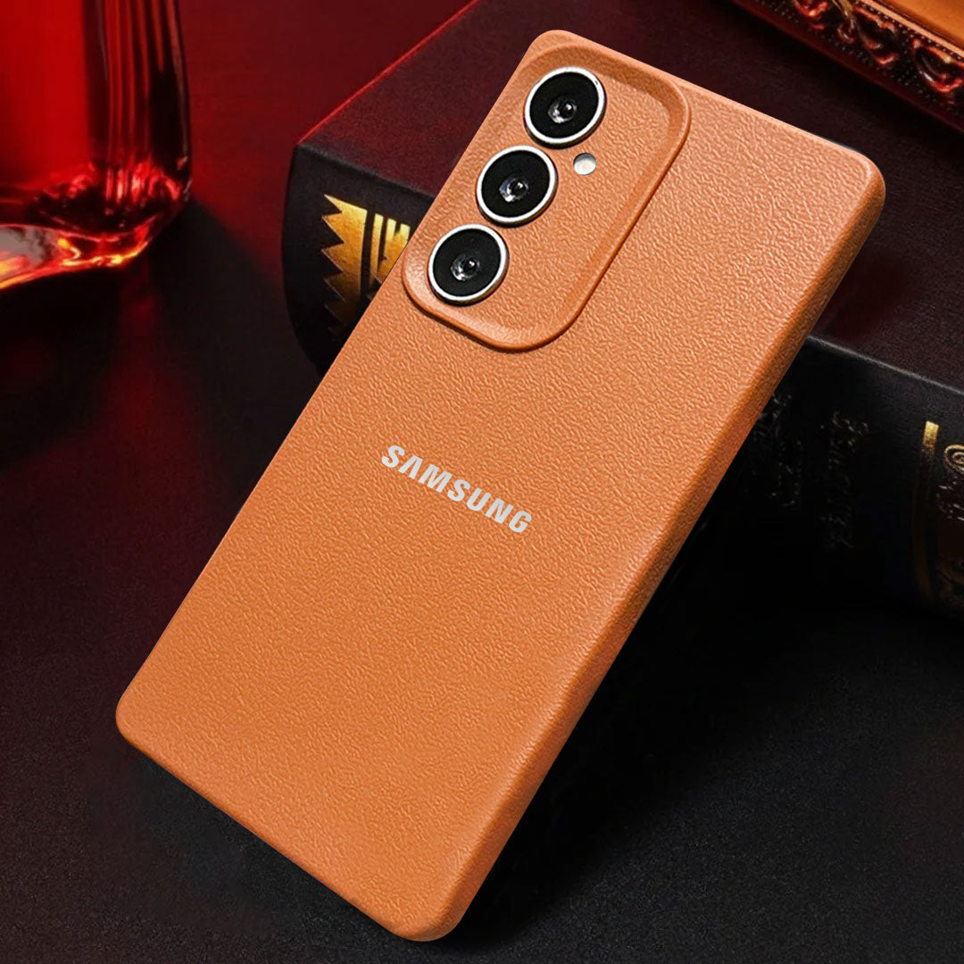 Samsung Galaxy A17 5G Solid Color Leather Texture Matte Phone Back Case