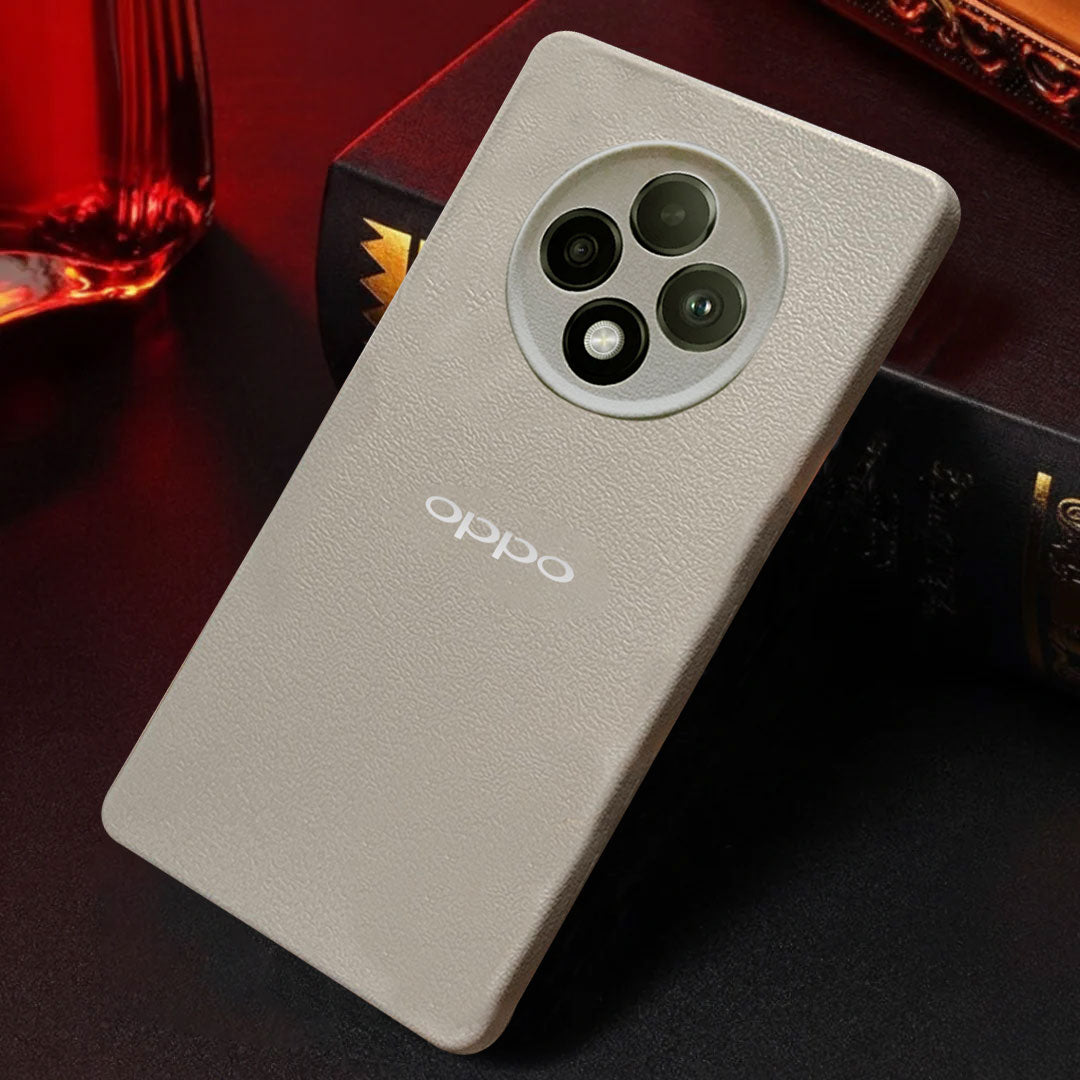 Oppo F27 Pro Plus 5G Solid Color Leather Texture Matte Phone Back Case
