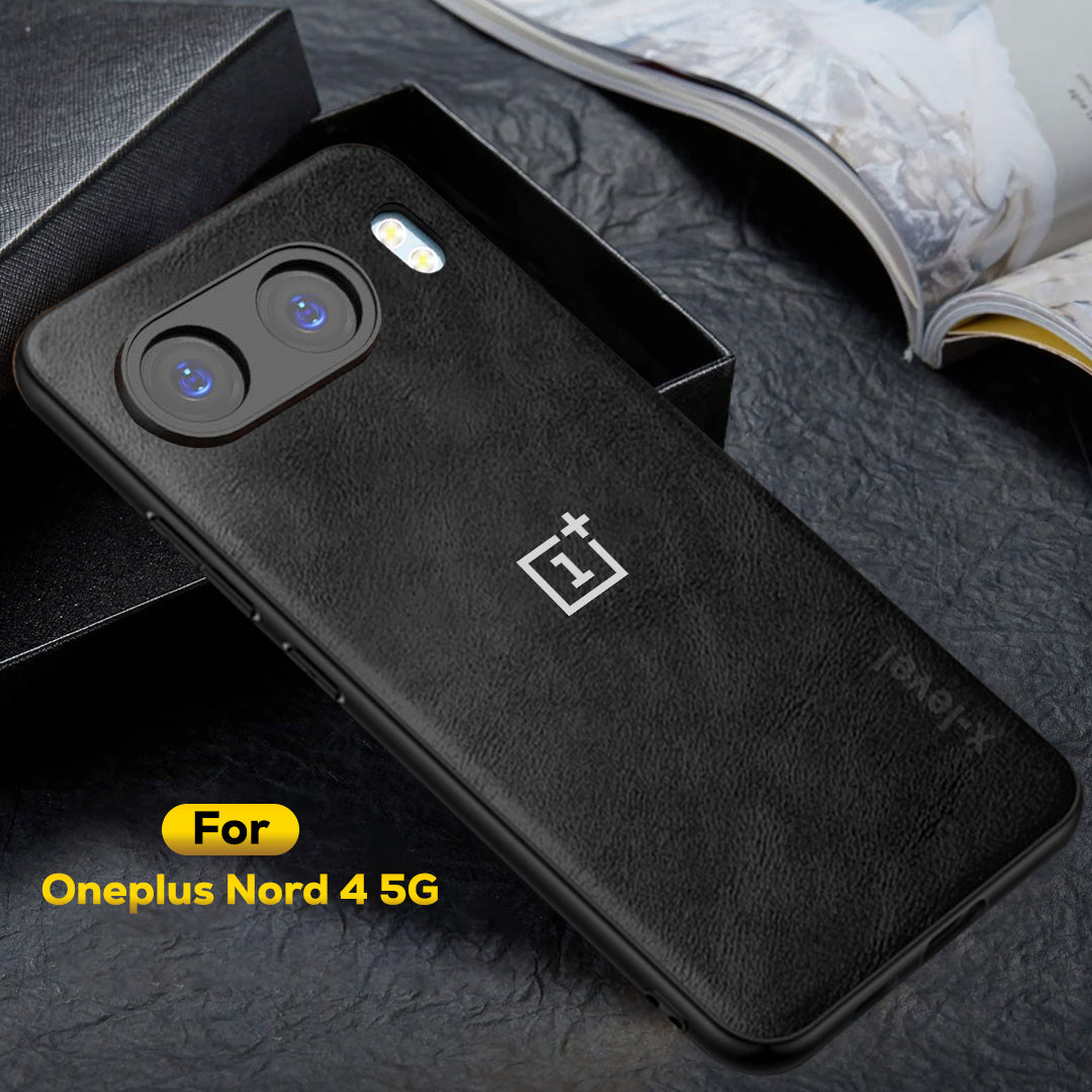 ONEPLUS NORD 4 5G VINTAGE PU LEATHER PROTECTIVE BACK CASE