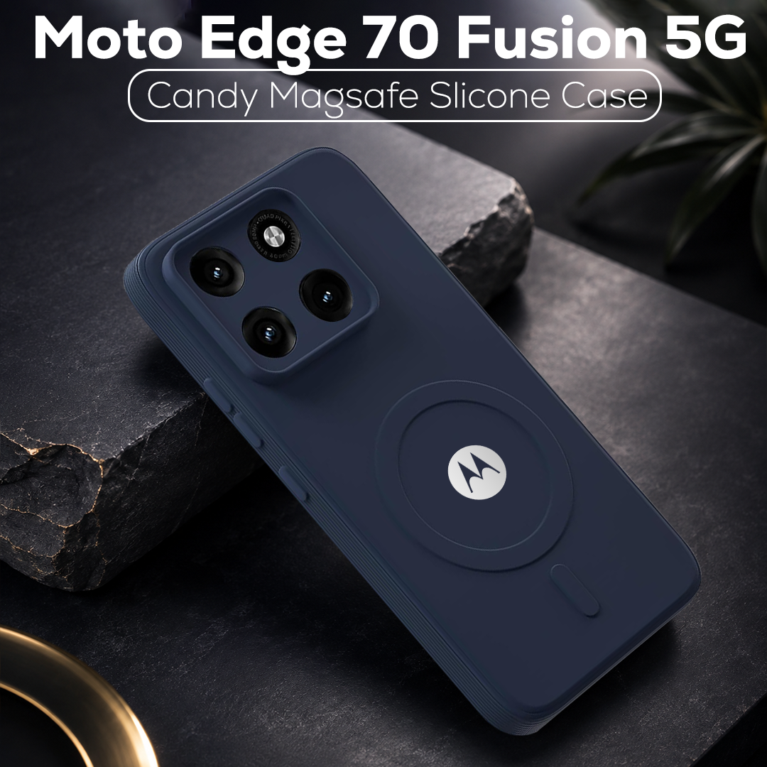 MOTO EDGE 70 FUSION 5G Candy Silicone Luxury Matte Back Cover with Camera Protection