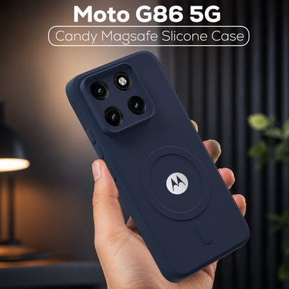 MOTO G86 5G Candy Silicone Luxury Matte Back Cover with Camera Protection