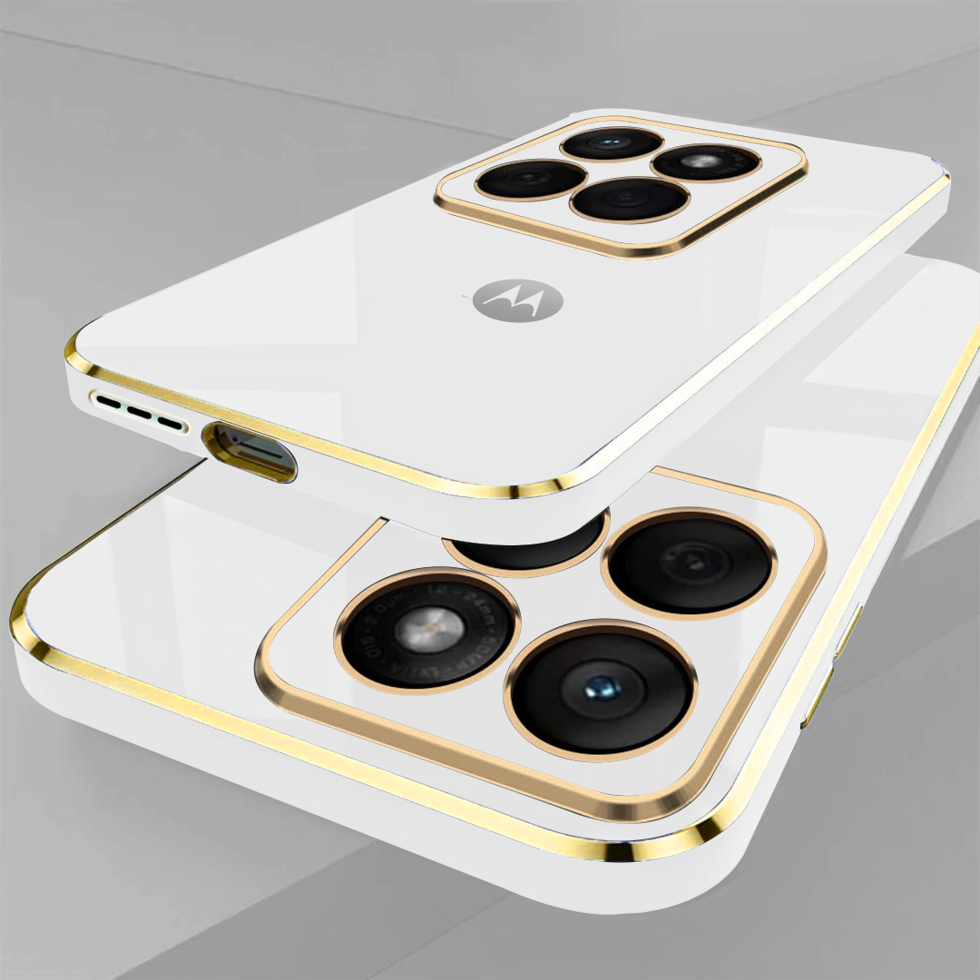 MOTOROLA EDGE 60 PRO 5G ULTRA-SHINE LUXURIOUS  BACK CASE WITH CAMERA PROTECTION