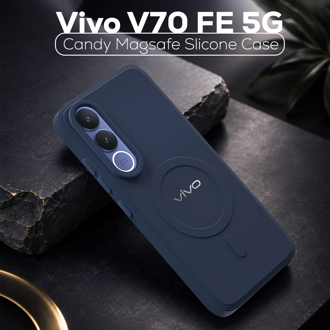 VIVO V70 FE 5G Candy Silicone Luxury Matte Back Cover with Camera  Protection