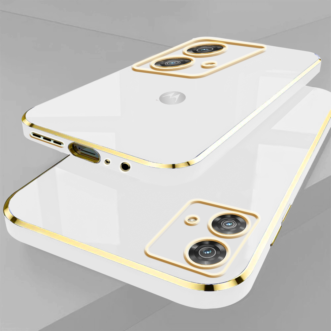 MOTOROLA G84 ULTRA-SHINE LUXURIOUS  BACK CASE WITH CAMERA PROTECTION