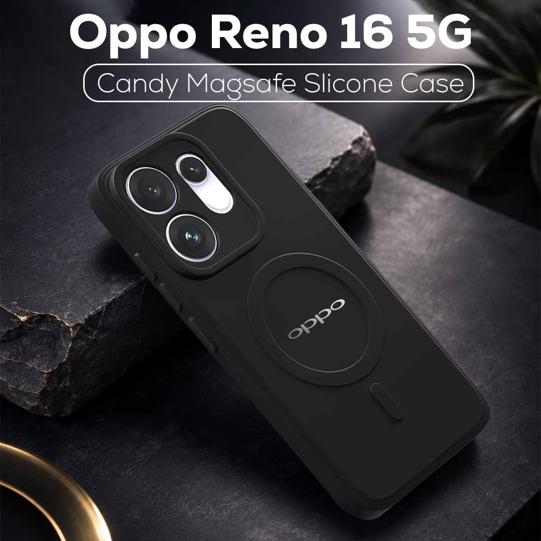 Oppo Reno 16 5G Candy Silicone Luxury Matte Back Cover with Camera Lens Protection