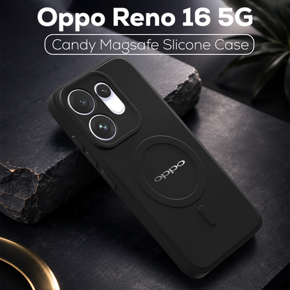 Oppo Reno 16 5G Candy Silicone Luxury Matte Back Cover with Camera Lens Protection