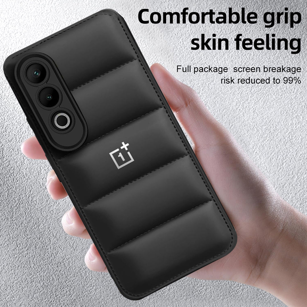 OnePlus NORD CE4 5G The Puffer Edition Soft Material Down Jacket Phone Case