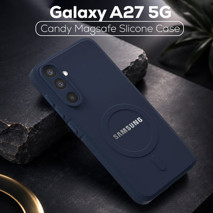 SAMSUNG GALAXY A27 5G Candy Silicone Luxury Matte Back Cover with Camera Lens Protection